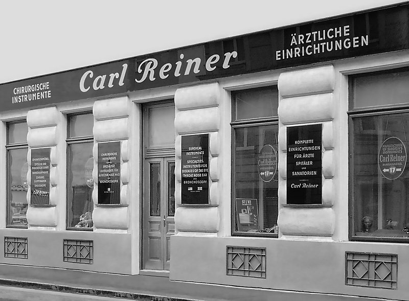 Geschäftslokal von Carl Reiner in der Mariannengasse, Wien
