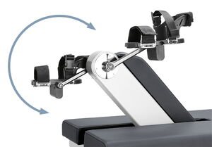 Abklappbare Ergometrie-Einheit