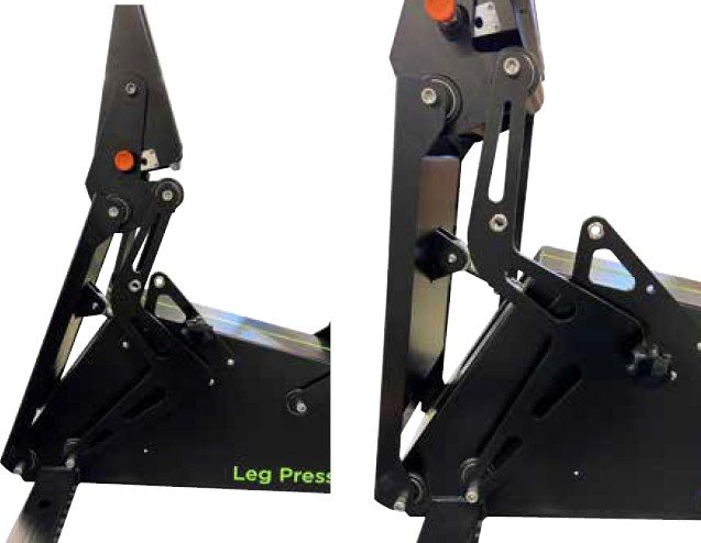 Verriegelung für die Leg Press Incline