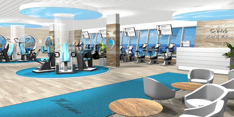 Visualisierung eines hochwertigen Wellness-Trainingsraums