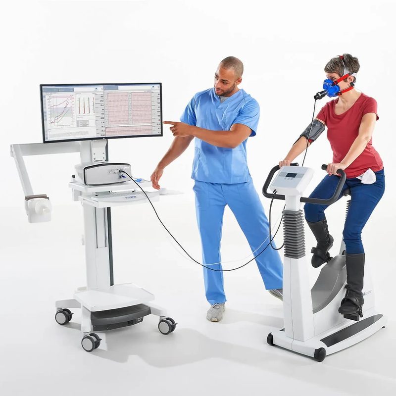 Spiroergometrie am Fahrradergometer mit dem Vyntus ONE
