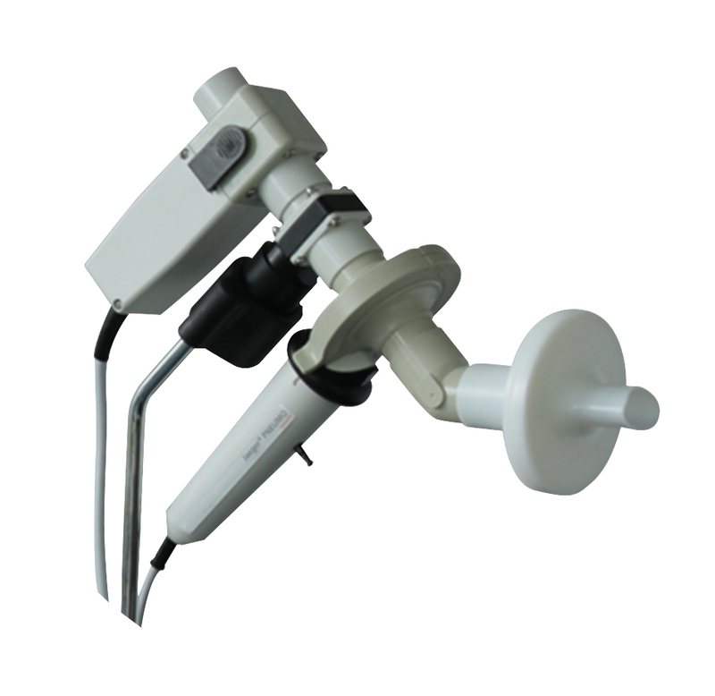 Vyntus PNEUMO Handgriff mit Pneumotachograph und MicroGard-II-Filter