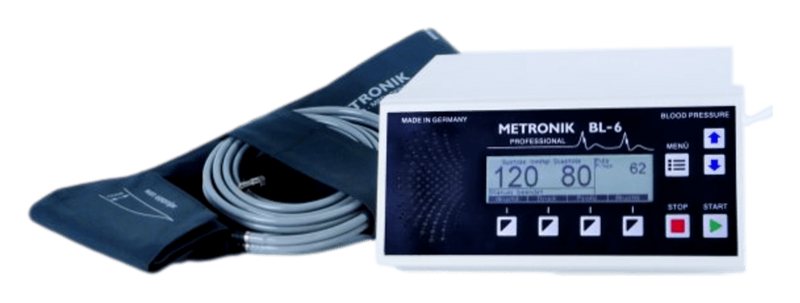 Blutdruckmonitor Metronik BL-6 mit Mikrofon-Manschette
