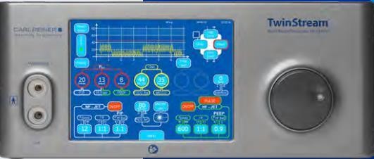 Das erste TwinStream™ Jet-Beatmungsgerät