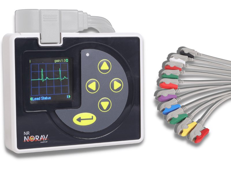 Kabelloser EKG-Rekorder Norav NR-1207-E