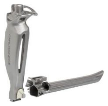 Jet-Laryngoskop EVO aus Titan mit Handgriff