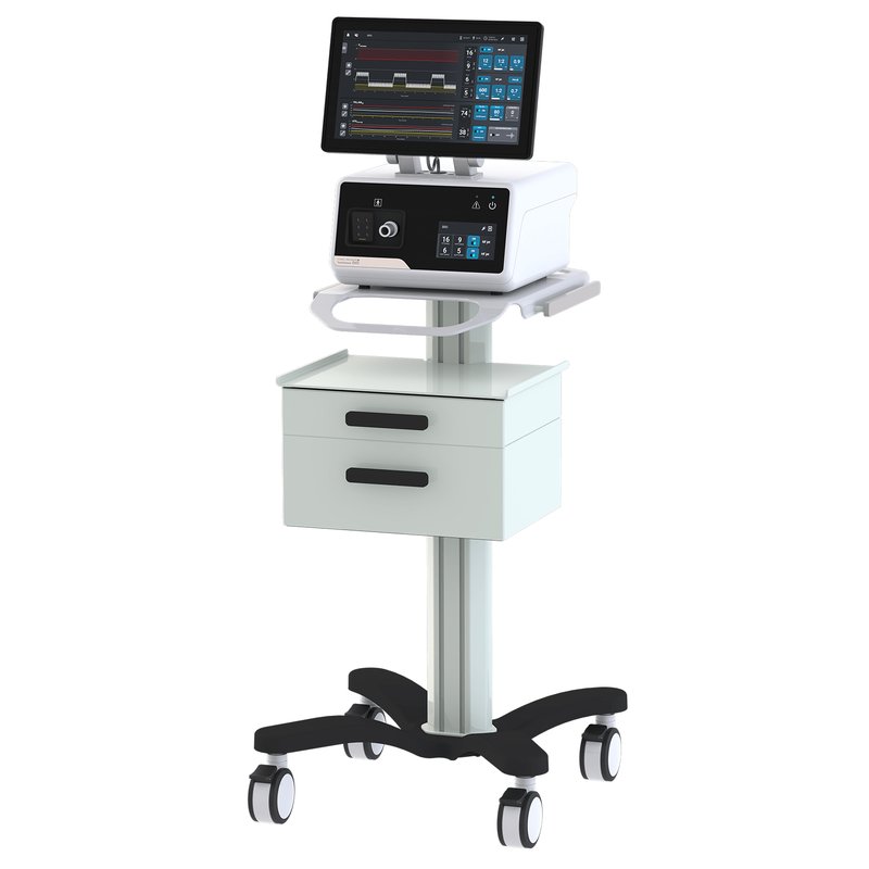 Jet-Ventilator TwinStream EVO auf dem Gerätewagen